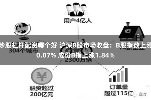 炒股杠杆配资哪个好 沪深B股市场收盘：B股指数上涨0.07% 成份B指上涨1.84%